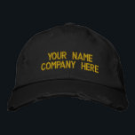 Din text, som främjar broderade basket broderad keps<br><div class="desc">Kap för enkel Personlig - Lägg till din text - Namn - Företag / nummer / Brev / Slogan - Tagline / eller webbplats, Mobil, e-post, Social Media Handle , Adress, Logotyp - Foto / mer - Välj Färg / Storlek / Teckensnitt - Gör ett unikt reklamföretag eller en personlig...</div>