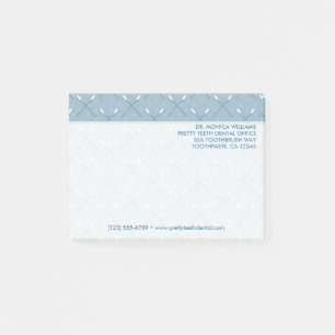 Din text Tandborste Dental Office Post-it Block