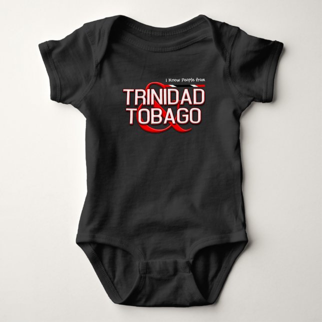 (Din text) Trinidad och Tobago Tee (Framsida)