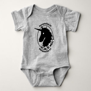 DIN TEXT Zombie Unicorn T Shirt