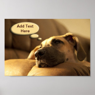 Din textdocka poster