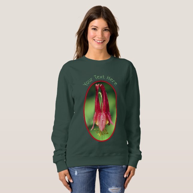 Din textfärgstryck, nedre Personlig T Shirt (Hel framsida)