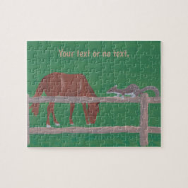 Din texthög, ekorrebete och gungor pussel