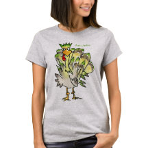 Din Thanksgiving (3) Grönt Turkiet T-shirt