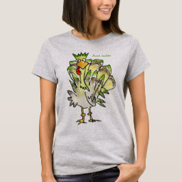 Din Thanksgiving (3) Grönt Turkiet T-shirt