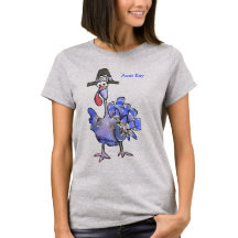 Din Thanksgiving Blue (1)Turkiet T-shirt