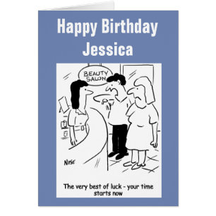 Din tid börjar.. nu! hälsningskort