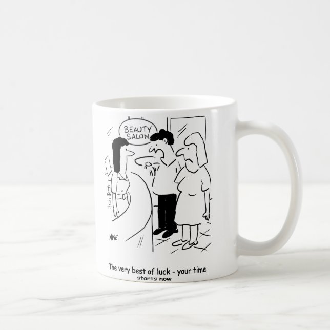 Din tid börjar.. nu! kaffemugg (Höger)