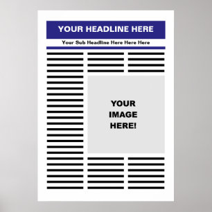 Din tidning poster