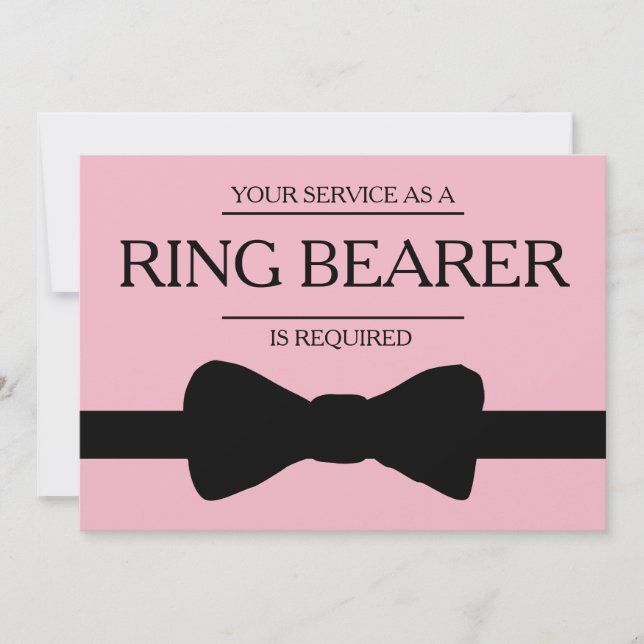 Din tjänst är begärd som bästa Groomsman Inbjudningar (Framsida)