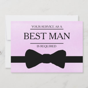 Din tjänst begärs som best man brudtjänare inbjudningar