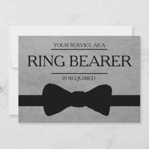 Din tjänst har begärts som bäste man Groomsman Inbjudningar