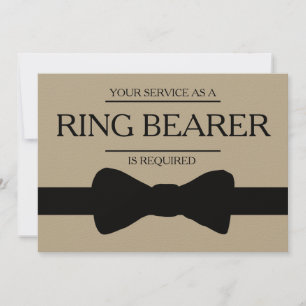 Din tjänst har begärts som bäste man Groomsman Inbjudningar