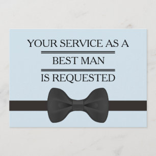 Din tjänst som Groomsman Best Man begär Inbjudningar