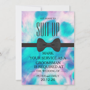 Din tjänst som Groomsman-inbjudan Inbjudningar