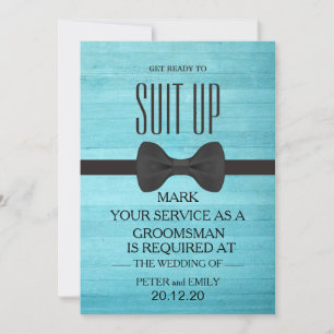 Din tjänst som Groomsman Inbjudningar