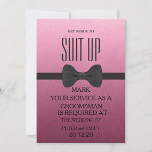 Din tjänst som Groomsman Inbjudningar