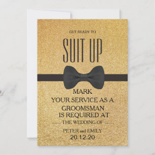 Din tjänst som Groomsman Inbjudningar
