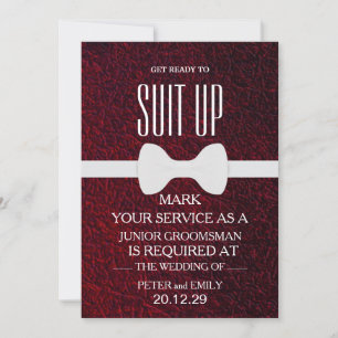 Din tjänst som Groomsman Inbjudningar