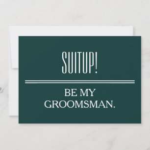 Din tjänst som Groomsman Inbjudningar