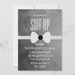 Din tjänst som Groomsman Inbjudningar