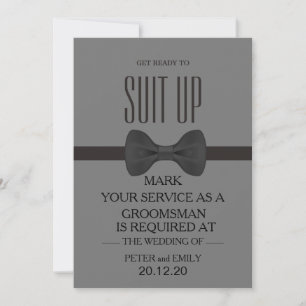 Din tjänst som Groomsman Inbjudningar