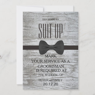 Din tjänst som Groomsman Inbjudningar