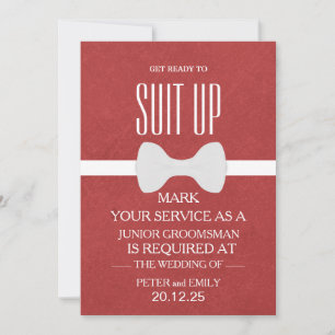 Din tjänst som Groomsman Inbjudningar