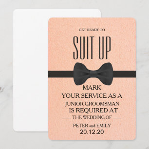 Din tjänst som Groomsman Inbjudningar