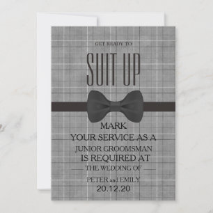 Din tjänst som Groomsman Inbjudningar