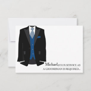 Din tjänst som Groomsman kräver Personlig Inbjudningar