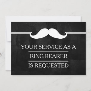 Din tjänst som groomsman Ringbärarförfrågan Inbjudningar