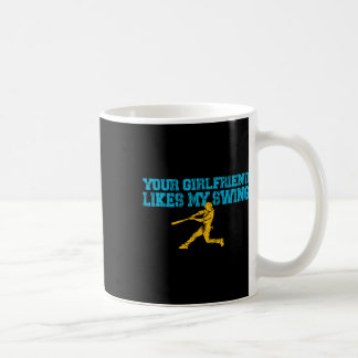 Din Tjej Gillar Min Swing Vintage Rolig Byseb Kaffemugg
