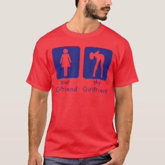 Din Tjej Normal Min Tjej Sey Rolig Pojke T Shirt