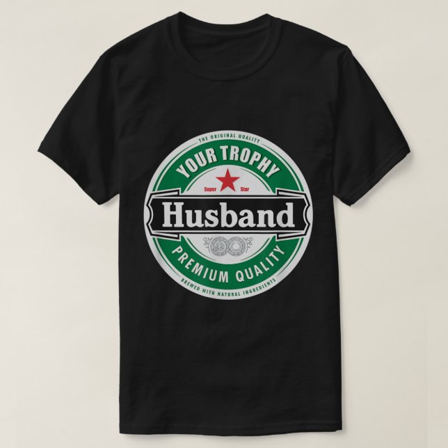 Din Trophy Make Funny Married Shirt777.png T Shirt (Design framsida)