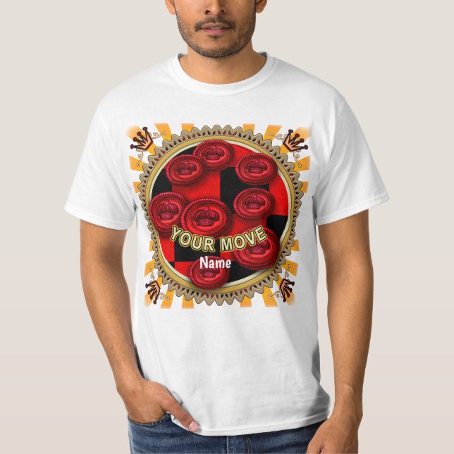 Din tur Checkers t-shirt (Framsida)