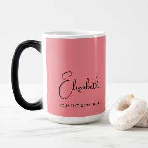 Din typografiktext Mugg i modern kaffe Namn