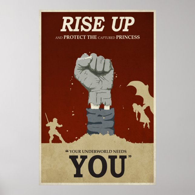 Din undervärld behöver dig poster (Framsidan)