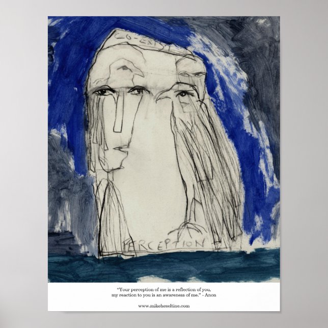 Din uppfattning om mig är en återspegling av dig - poster (Framsidan)