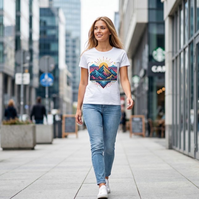 Din våg trendig modern design t shirt (Skapare uppladdad)