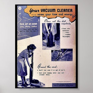 Din vakuumrenare poster