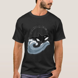 Din val eller Orca Eats Bamboo som havspanda T Shirt