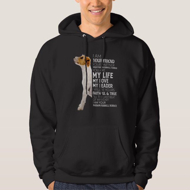 Din vän din partner din partner Russell Terri Hoodie (Framsida)