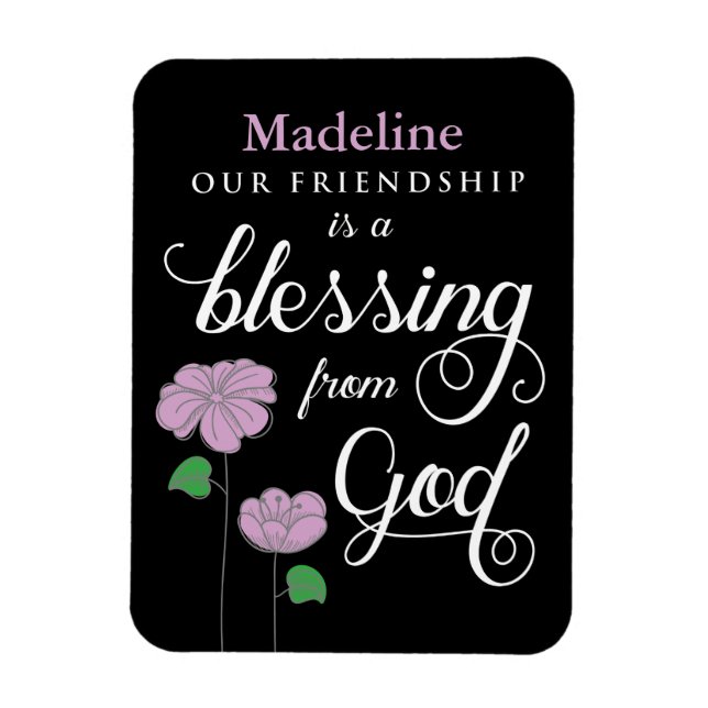 Din Vänskap är en välsignelse från Gud Magnet (Vertikal)