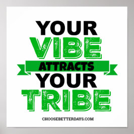 DIN VIBE ATTRACTS DIN TRIBE POSTER