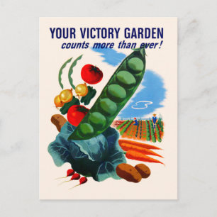 Din Victory Garden Vykort
