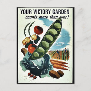 Din Victory Garden Vykort