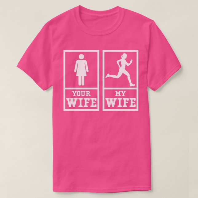 DIN VIFE MY WIFE KÖRS T SHIRT (Design framsida)