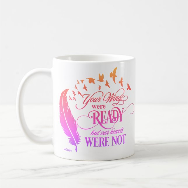 DIN VINGAR VAR REDO, MEN VÅRA HJÄRTOR VAR INTE KAFFEMUGG (Vänster)