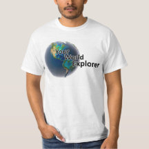 Din World Explorer Male T-Shirt